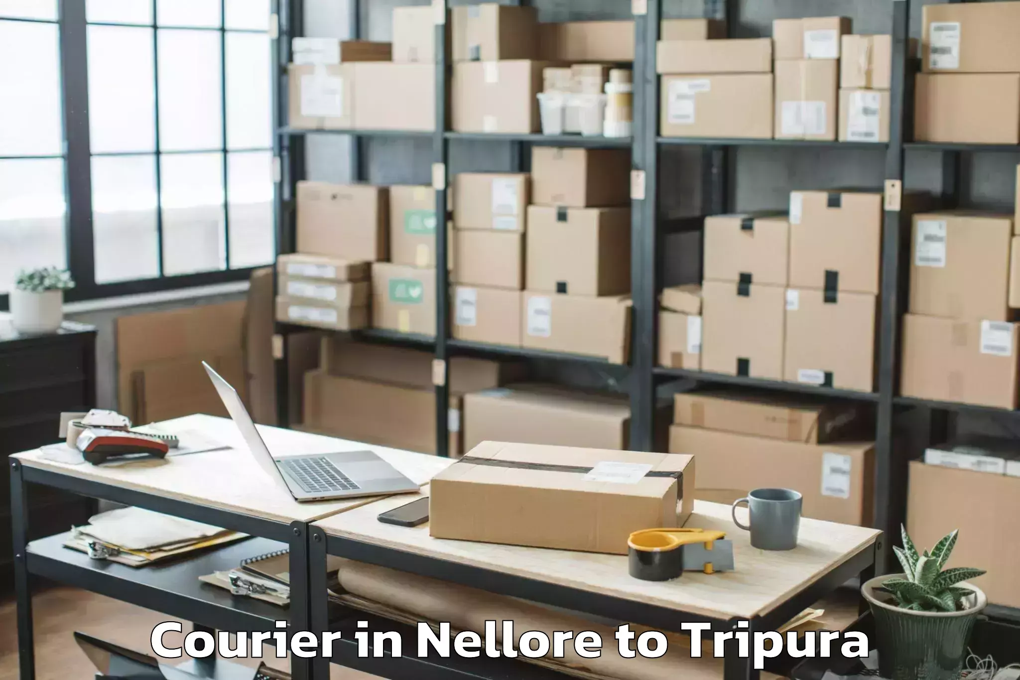 Nellore to Melaghar Courier